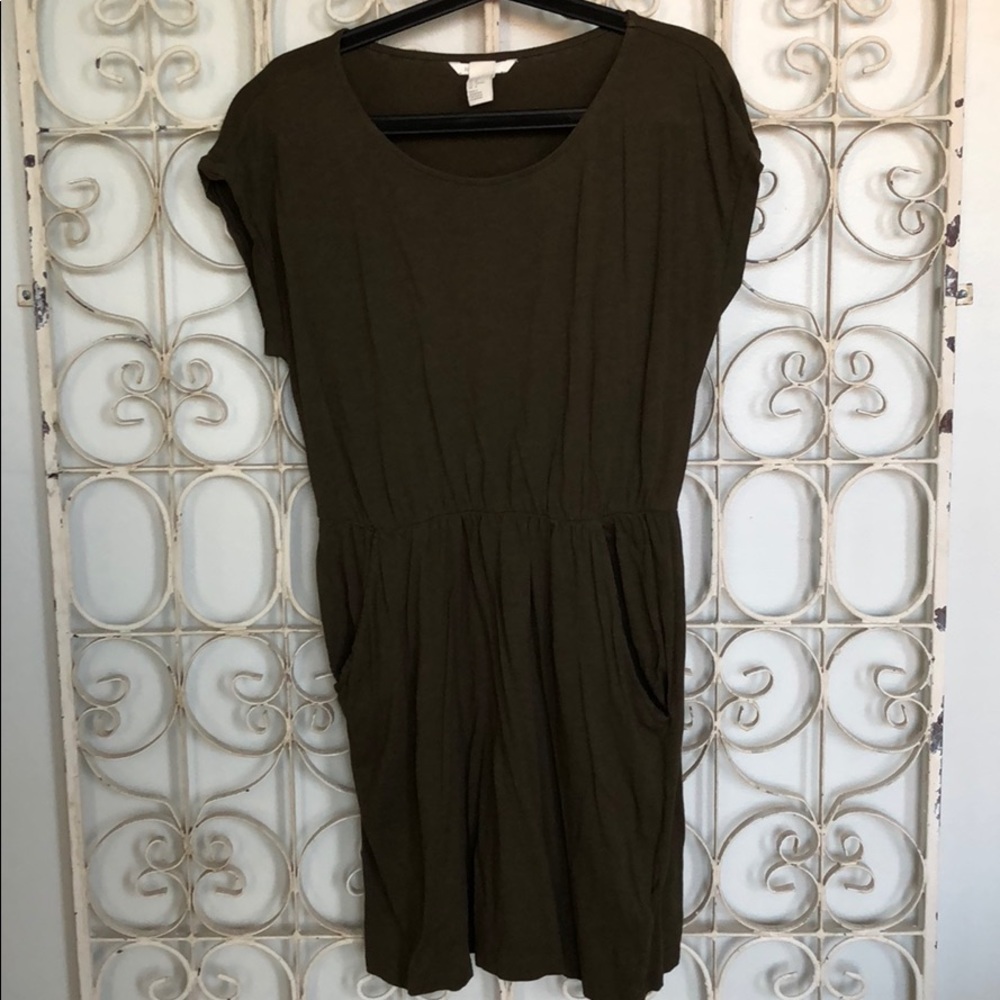 Olive Green Dress
